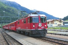 RhB (Rhätische Bahn), Zernez, 10. July 2004